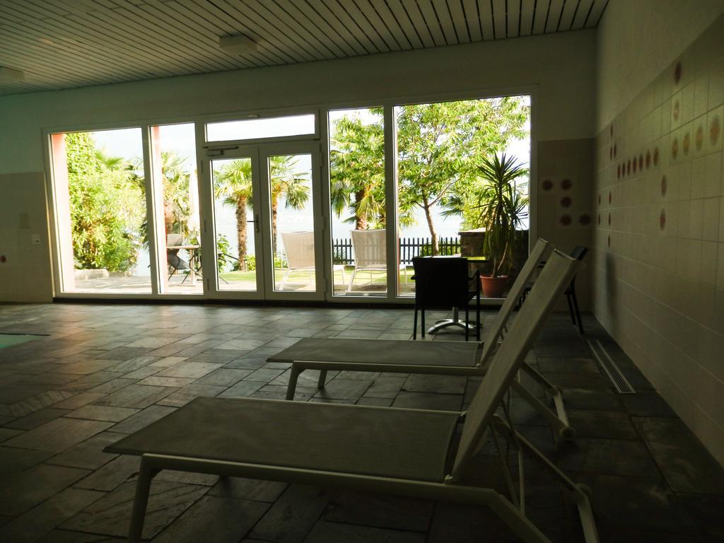 Luxerioeses Apartment 52 Viralago Mit Privatstrand Gambarogno Екстериор снимка
